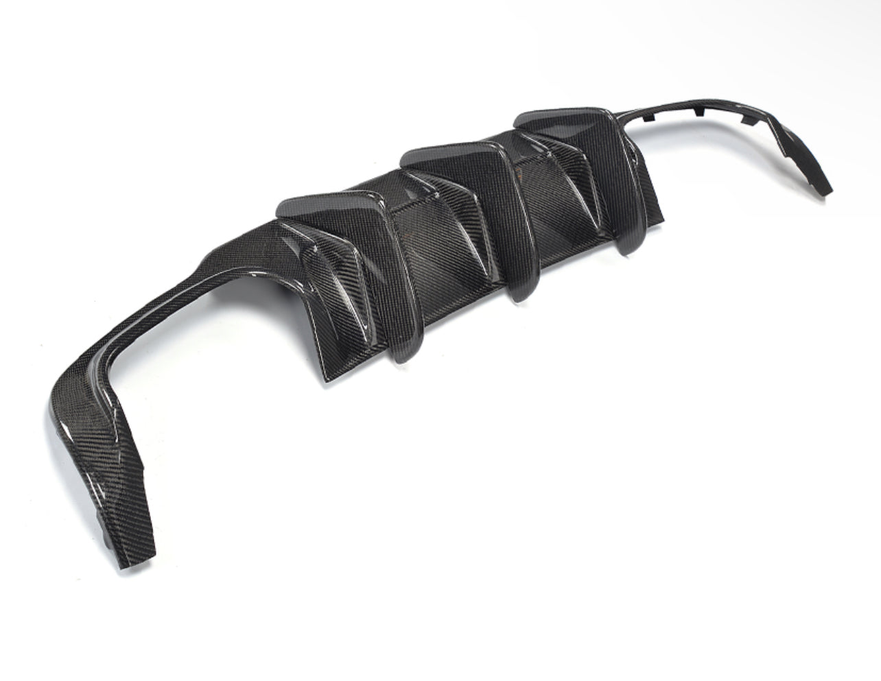 MERCEDES C-CLASS BIG FIN CARBON FIBER DIFFUSER