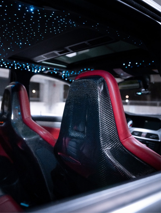 2008-2015 C63 AMG CARBON FIBER SEAT SHELL