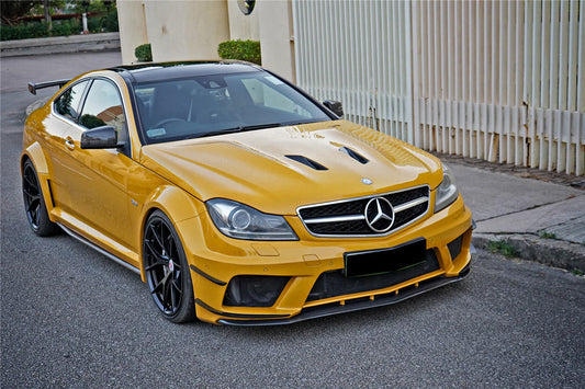 2012-2015 W204 C63 AMG Coupe BKSS Style Wide Full Body Kit Fiber Glass