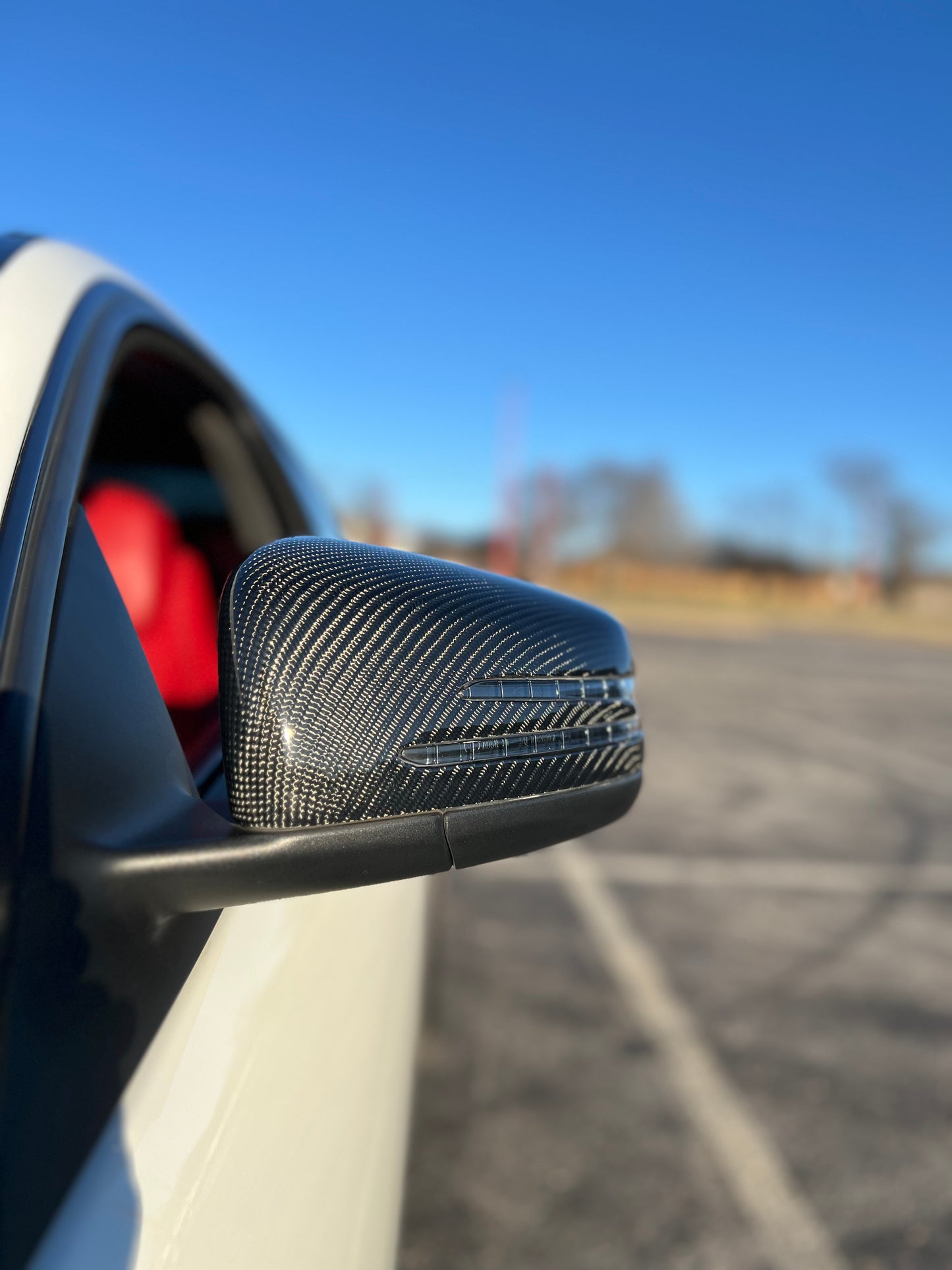 MERCEDES CARBON FIBER MIRROR CAPS