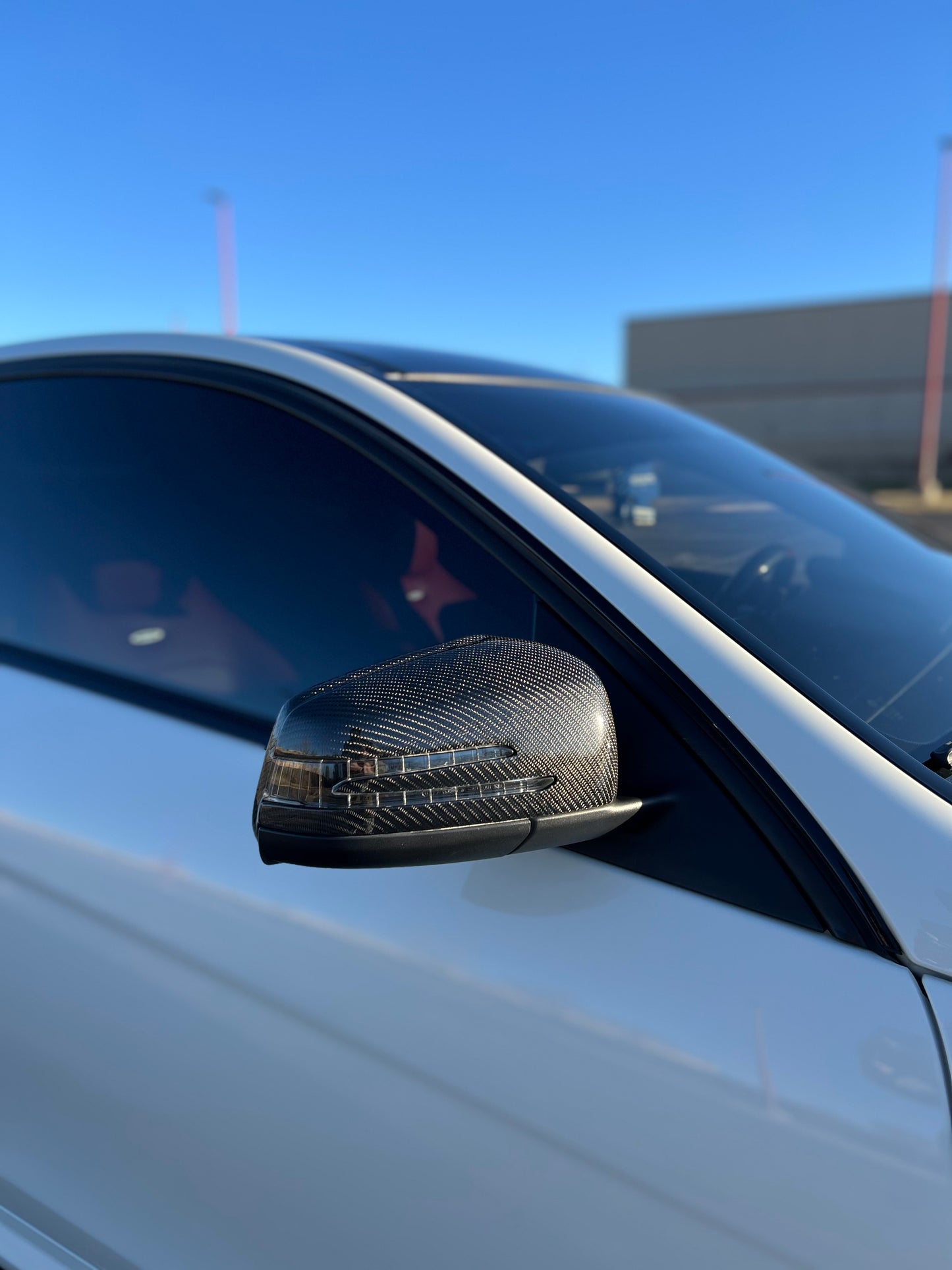 MERCEDES CARBON FIBER MIRROR CAPS