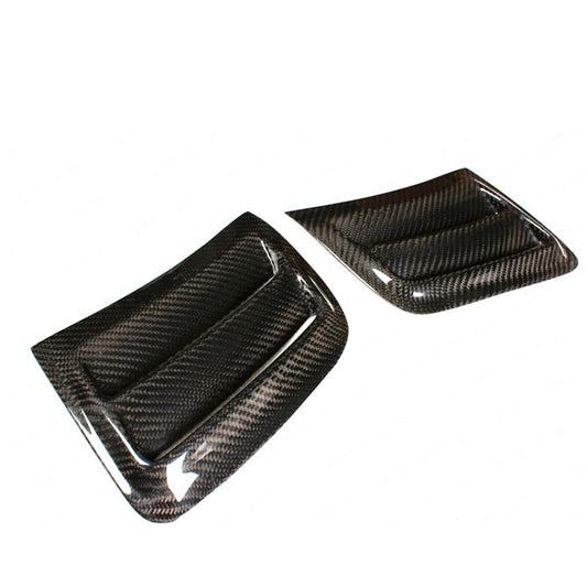 2008-2011 MERCEDES C63 CARBON FRONT BUMPER FIBER FIN COVER